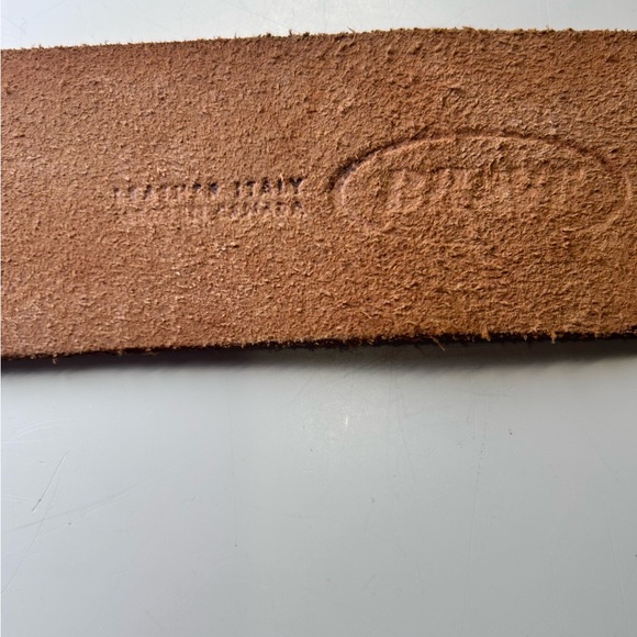 Vintage Brave Beltworks “Spoiled Rotten” Distressed Red Leather Y2K Belt Size 34 - Picture 14 of 16